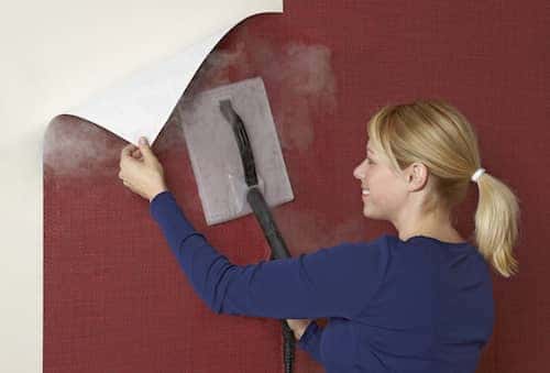 steam wallpaper removal