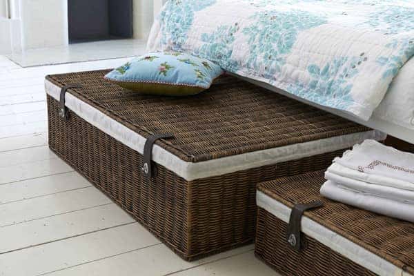 baskets under bed storage