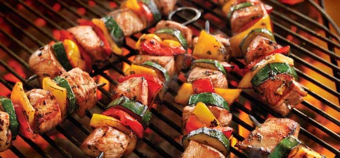 grilled kebabs