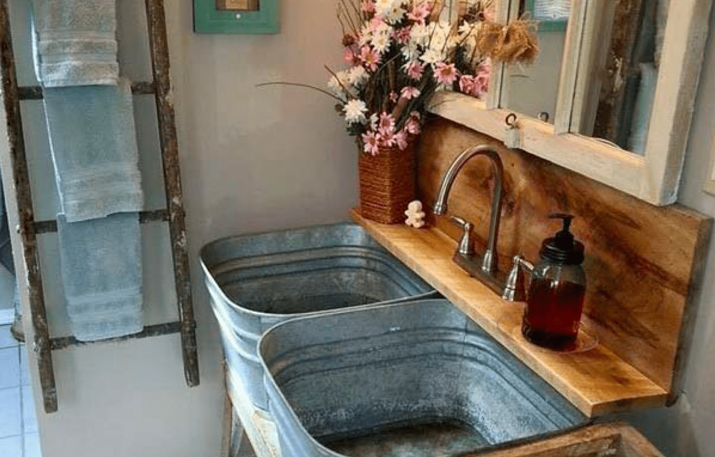 double basin bathroom design