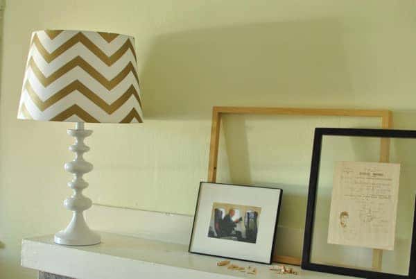 chevron lamp shade