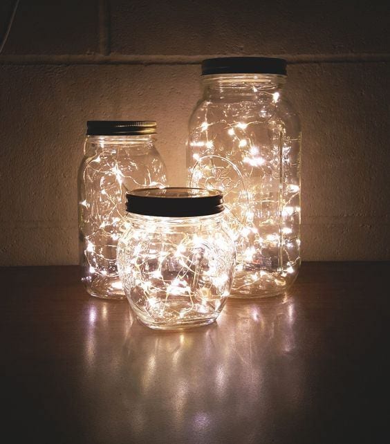 Fairy light glow jars | Airtasker wedding DIY ideas