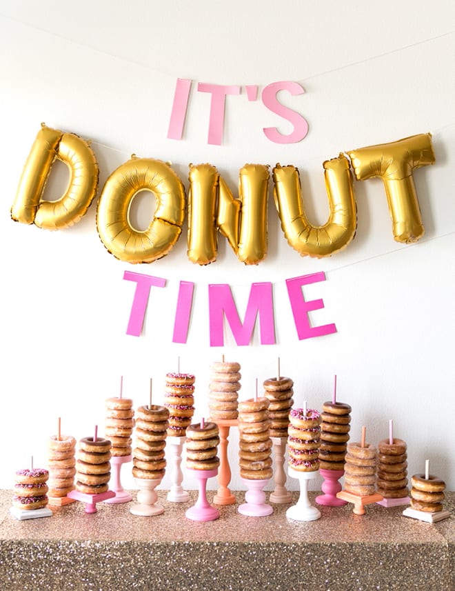 Donut table | Airtasker wedding DIY ideas