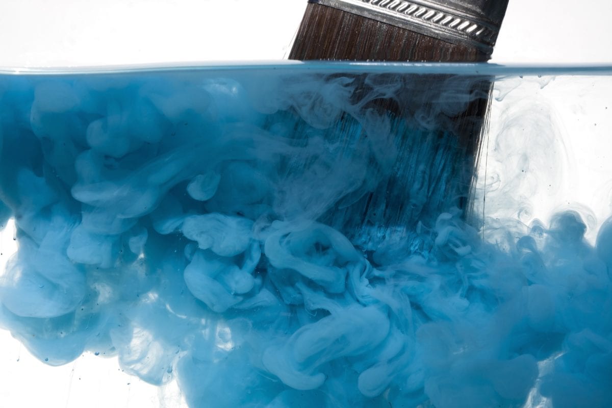 How to clean a paintbrush
