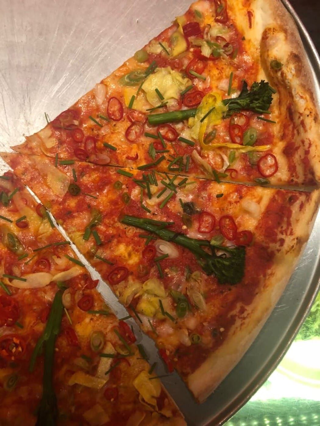 Voodoo Rays vegan Pizza