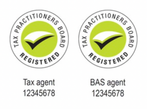Registered tax practitioner symbol
