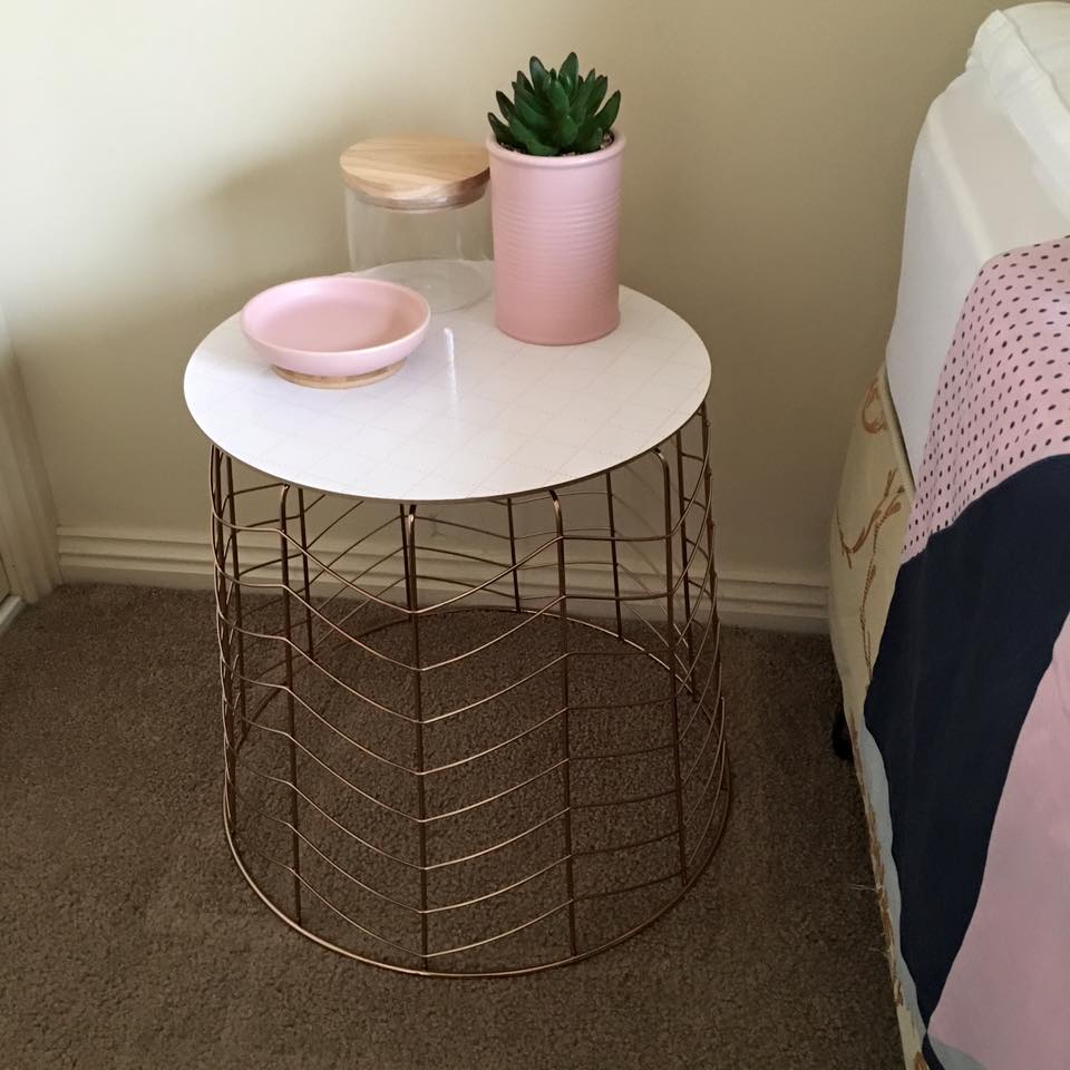 Kmart wire basket table hotsell
