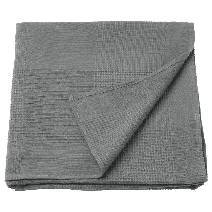 IKEA grey throw blanket