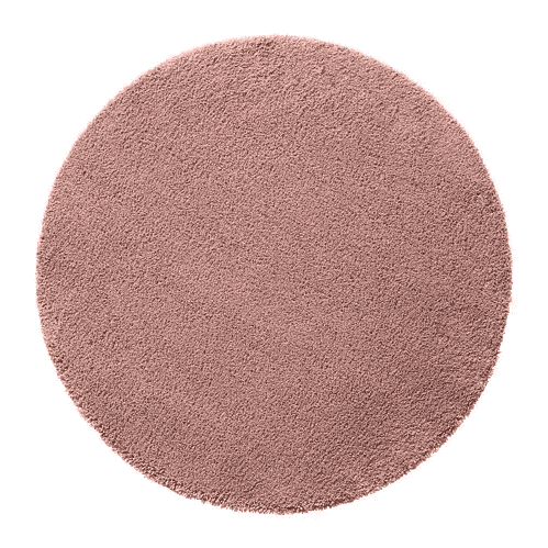 IKEA pink round floor rug