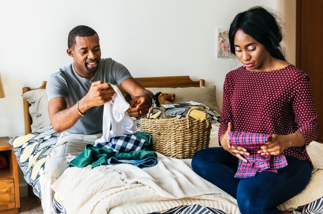 How to hang out washing - Organise as you hang