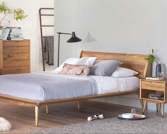 scandi-bedroom-timber-bed