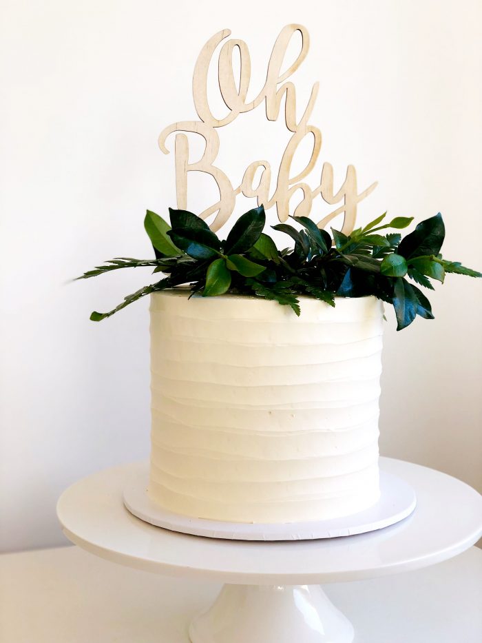 natural baby shower decorations