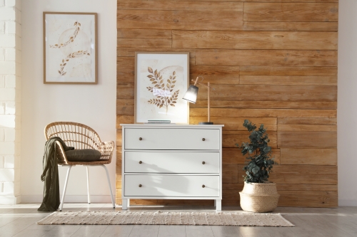 chest of drawers with interior decors
