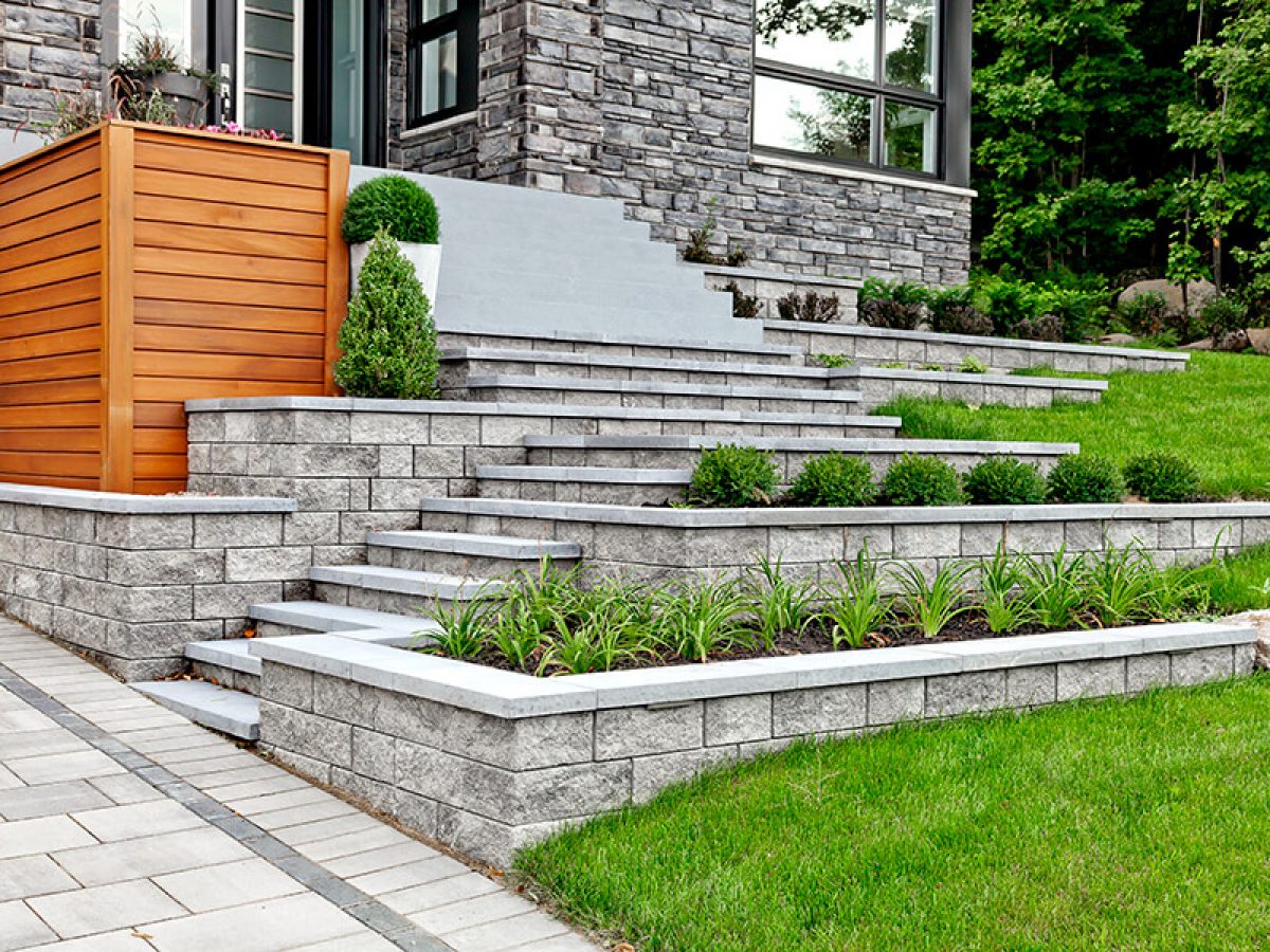 Brooklyn Park Retaining Wall and Garden Wall Construction