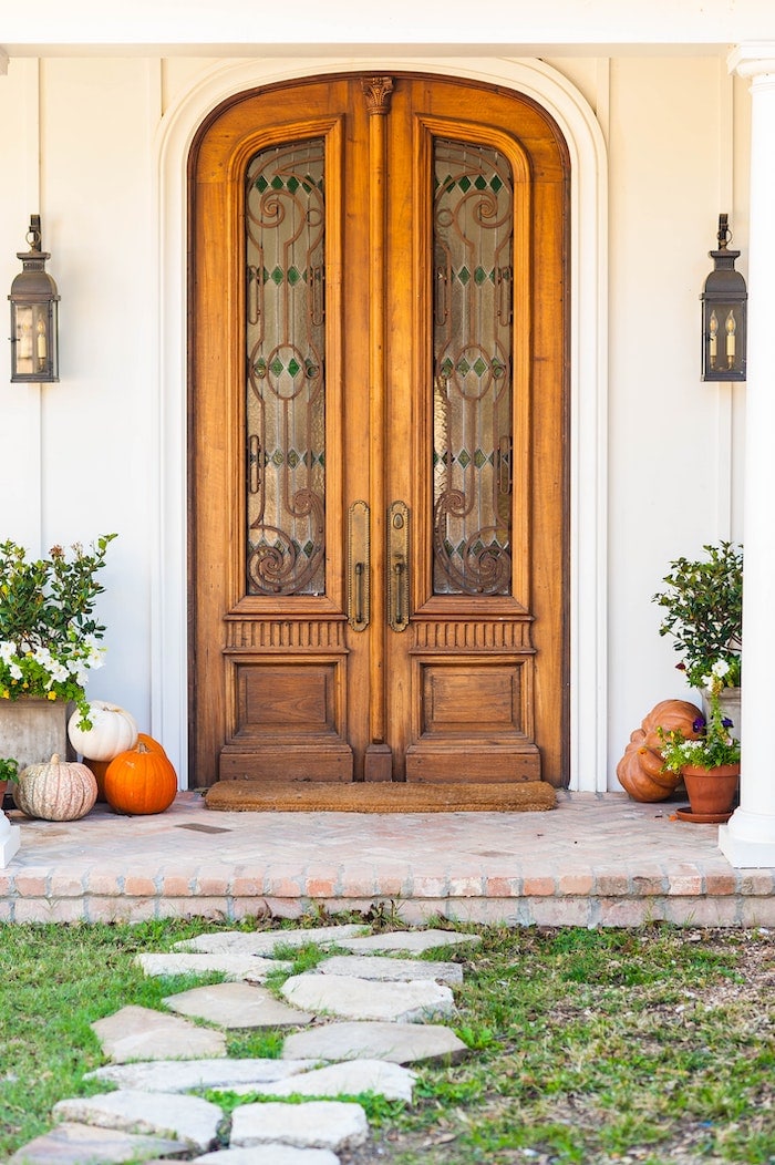 Halloween front porch