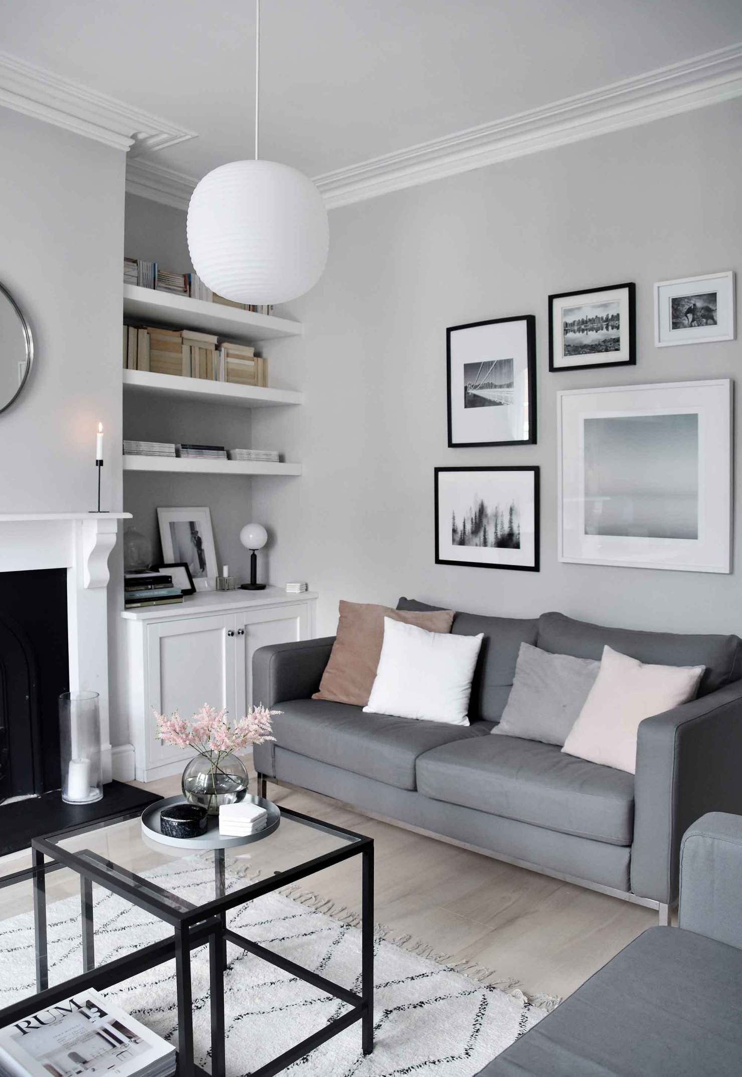 Living Room Ideas For Grey Walls - Gray Room Living Homedit Wall ...