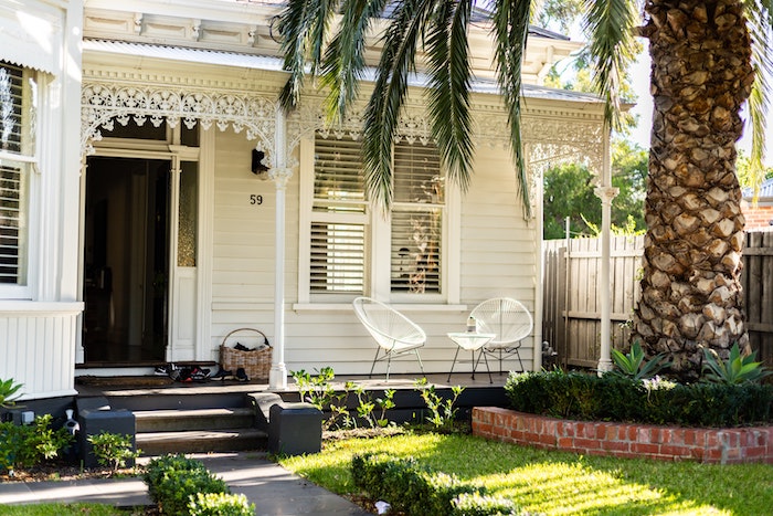 neutral front porch ideas