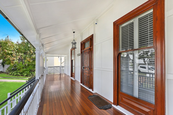 polished timber wood decking