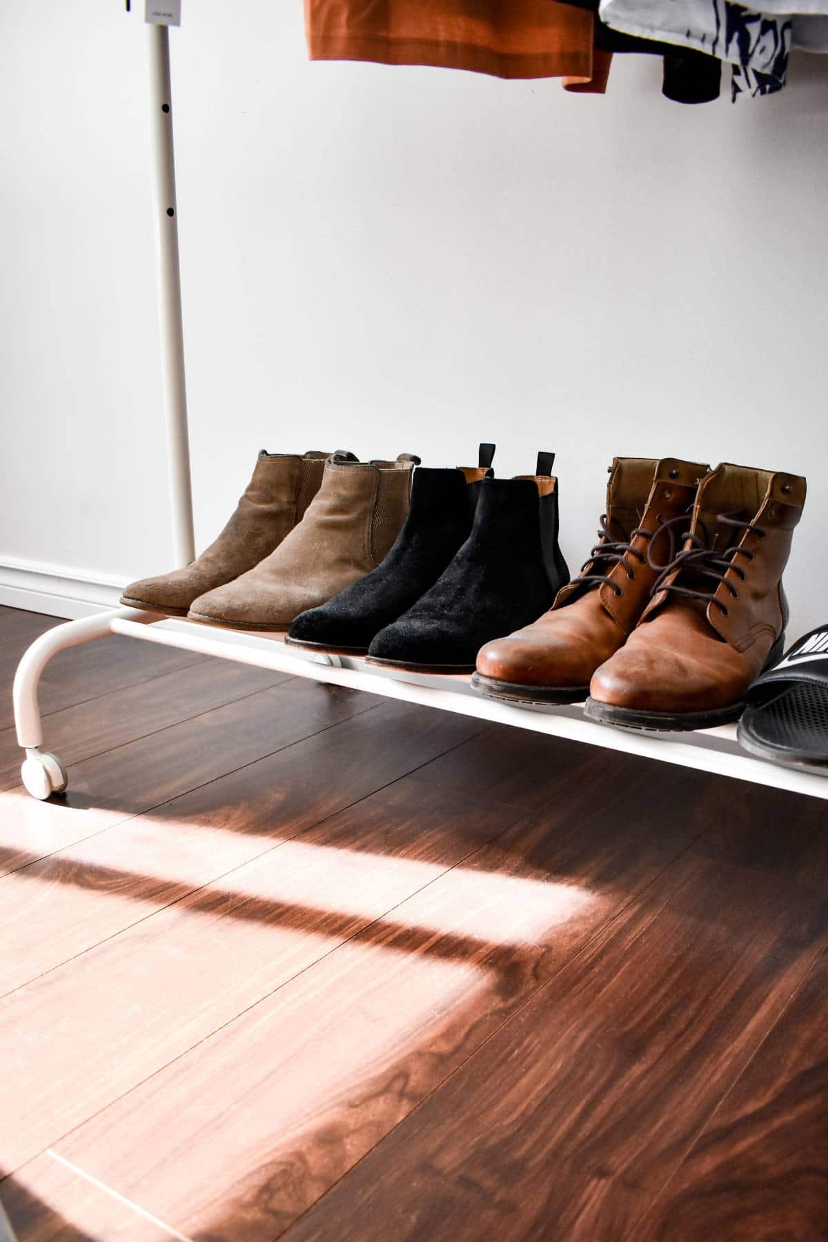 shoe storage portable