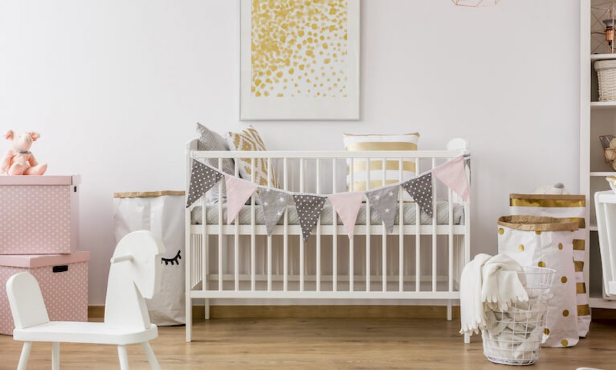 white timber cot