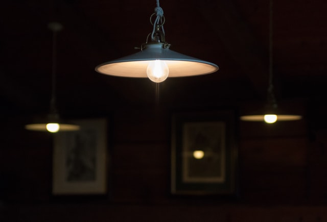Lights that light up shop the whole room