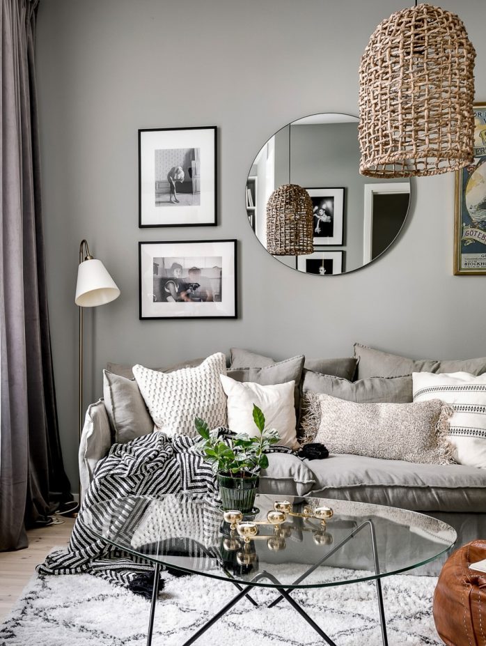 pillows for light grey couch