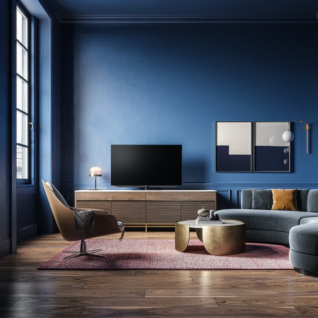 living-room-paint-colours-bold-blue
