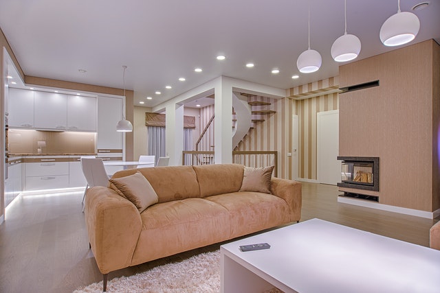 living-room-lighting-white-pendants