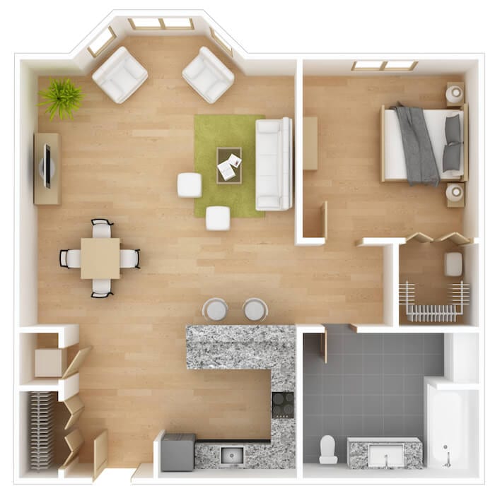 What Does Triple Split Floor Plan Mean Skill Floor Interior