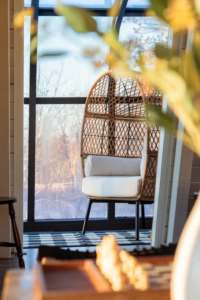 boho-living-room-swing-chair