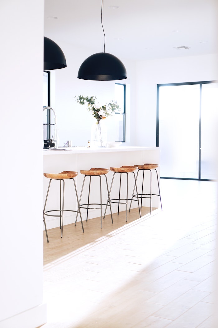 black pendant lights