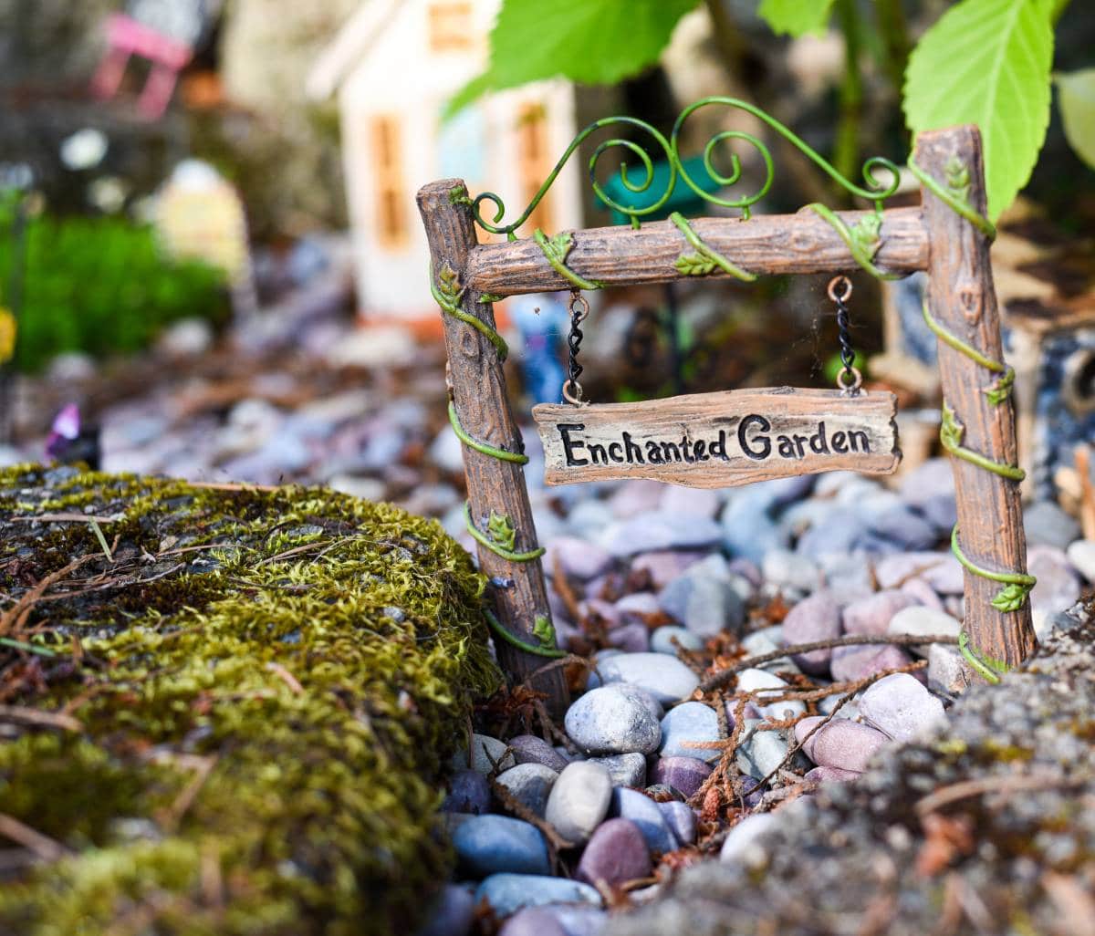 enchanted fairy garden fence