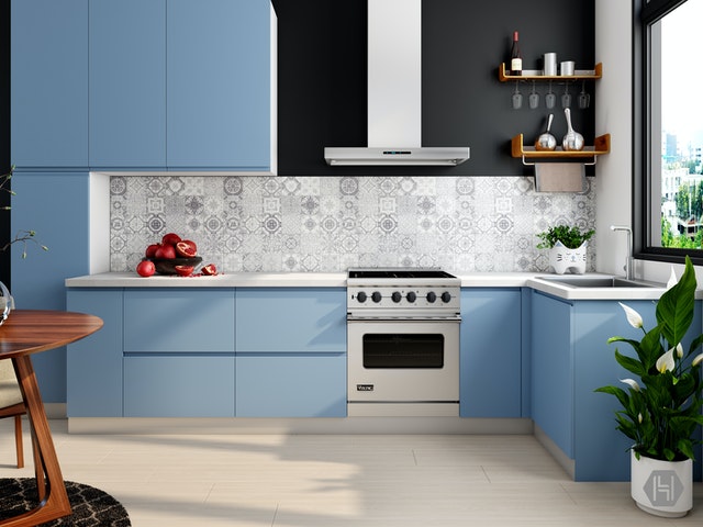 colourful-u-shaped-kitchen