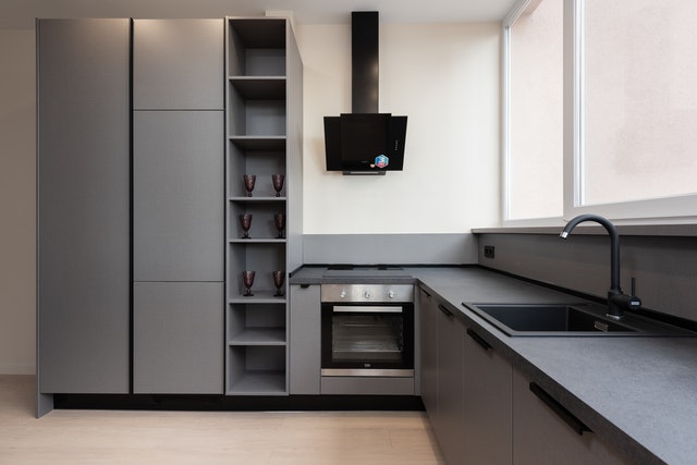 L-shaped-kitchen-modern-grey