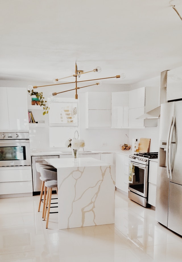 L-shaped-kitchen-white