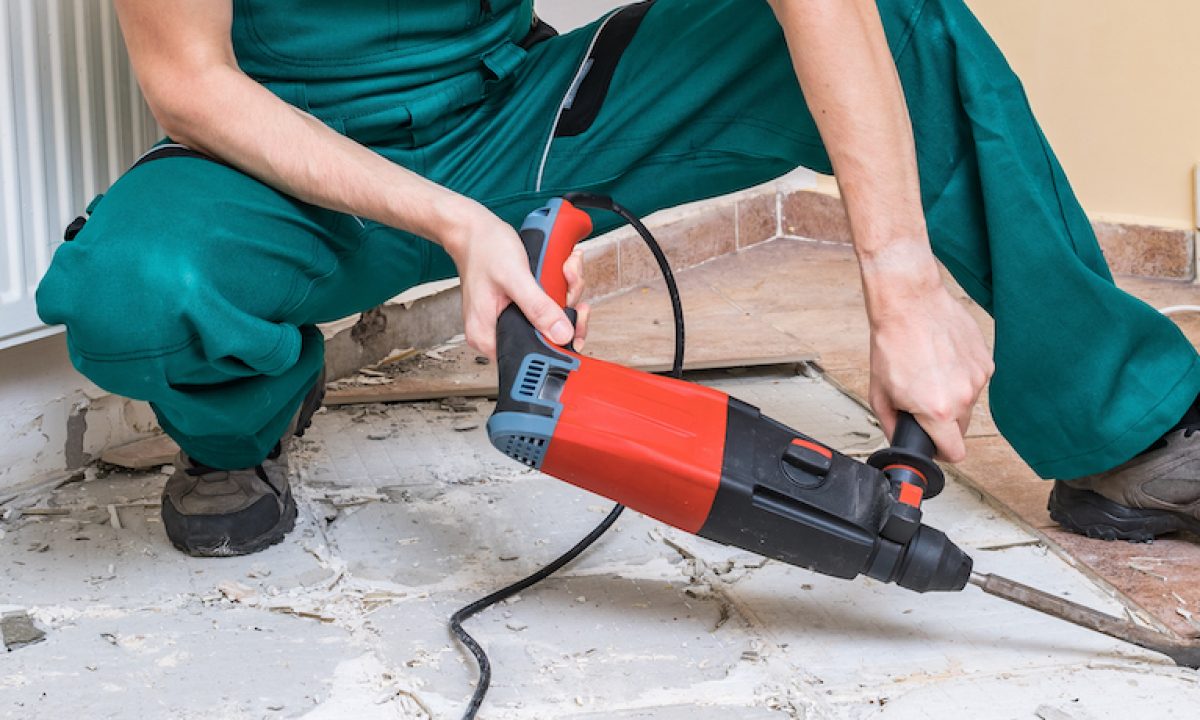 How To Remove Tile Floor