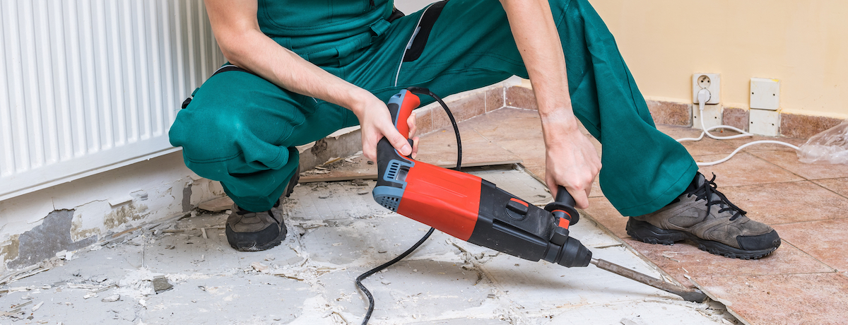 How To Remove Tile Floor