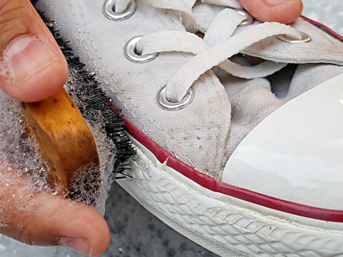 how to hand wash white converse