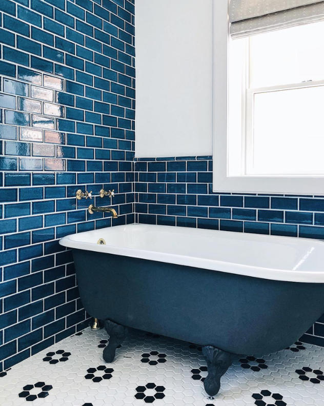 21 Blue Tile Bathroom Designs Decorating Ideas Design Trends