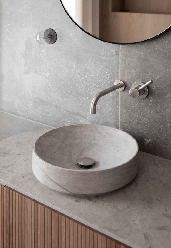 stone bathroom basin