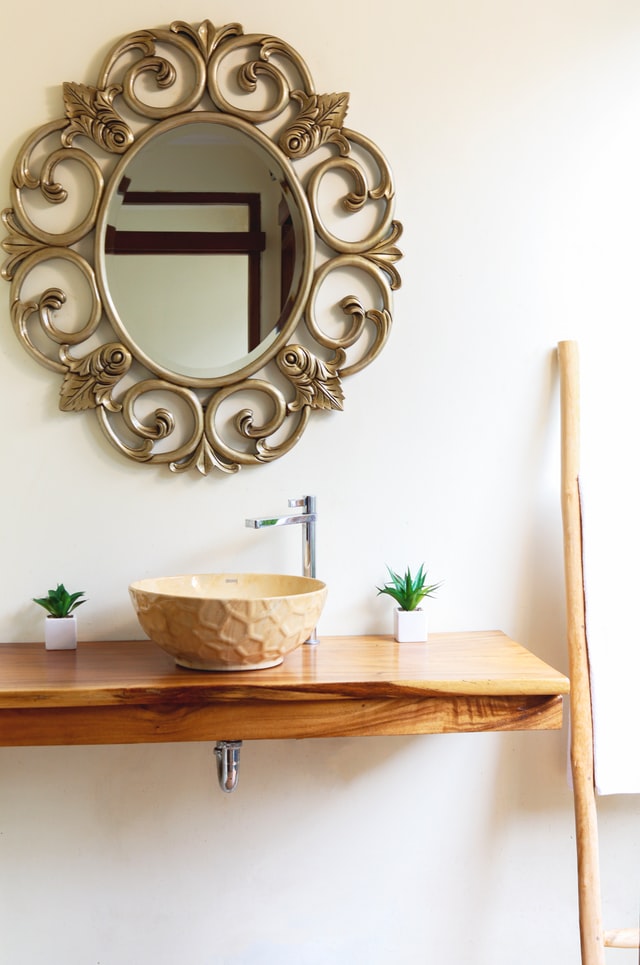 French-provincial-bathroom-ornate-mirror