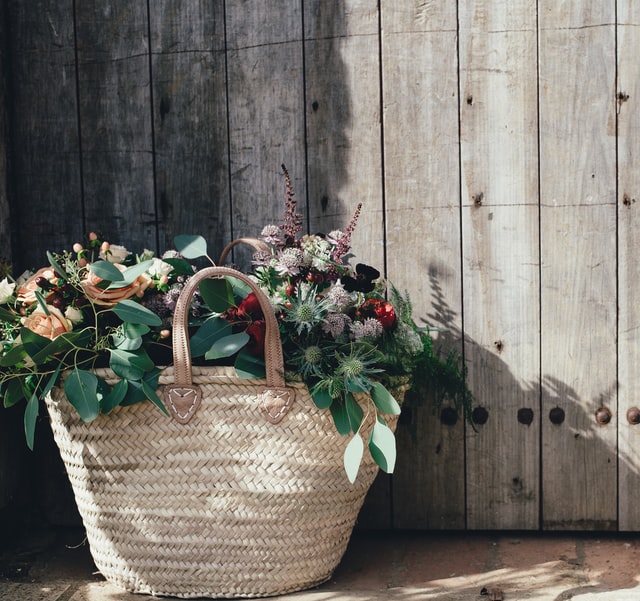 cottage-garden-basket-of-flowers