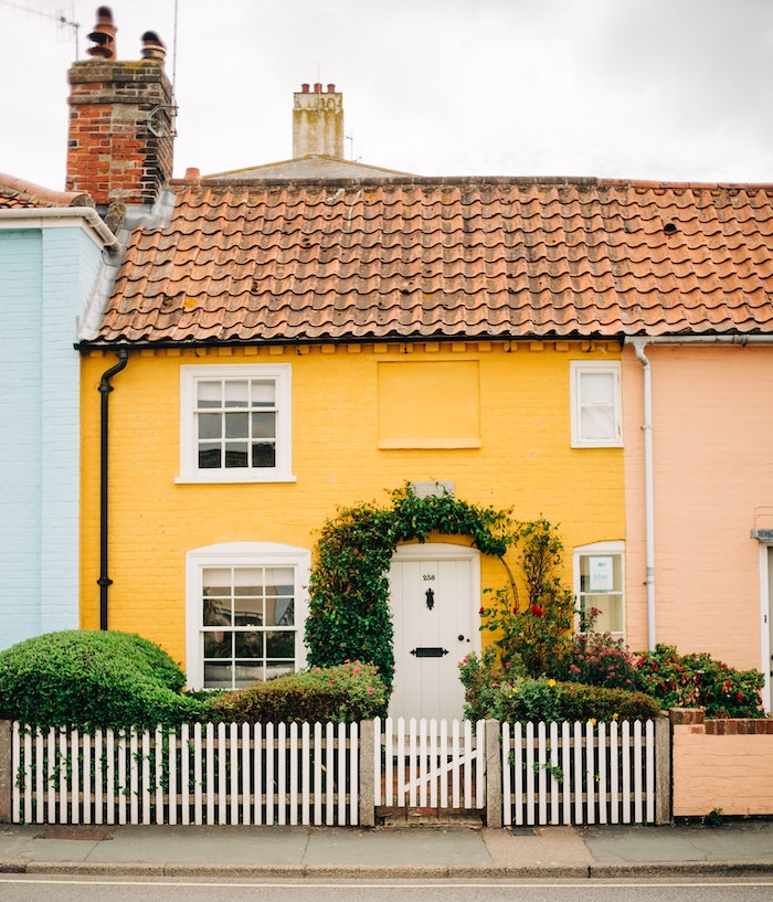 yellow house