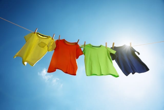 How to hand wash clothes and air dry them