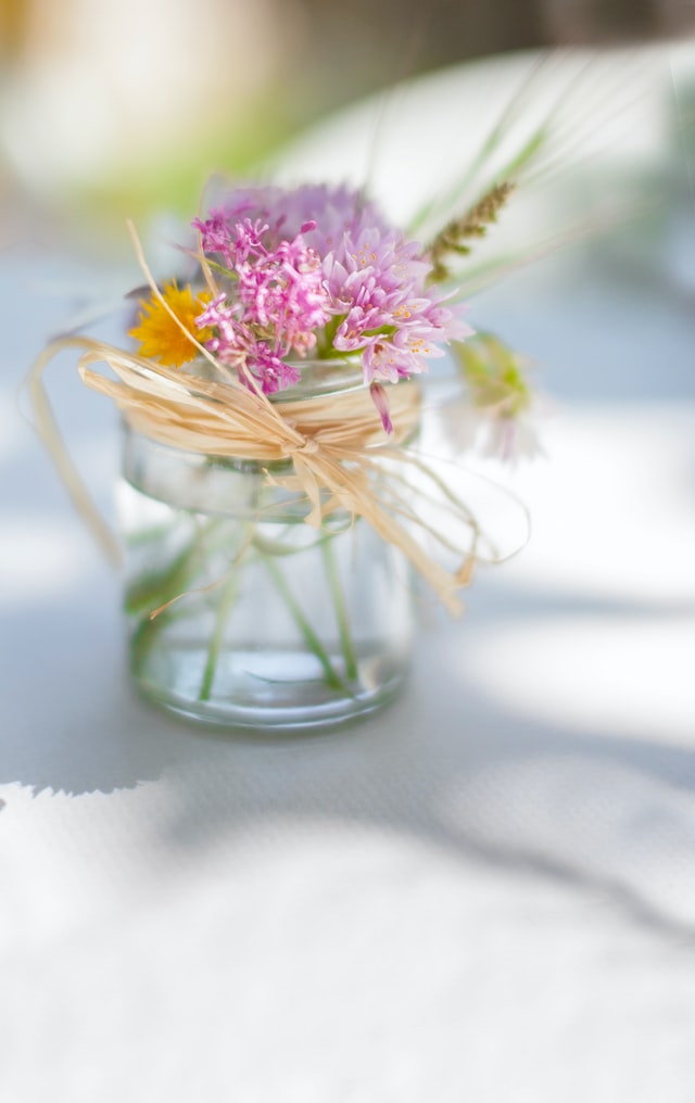 backyard wedding details