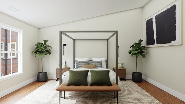 bedroom-plants-symmetry