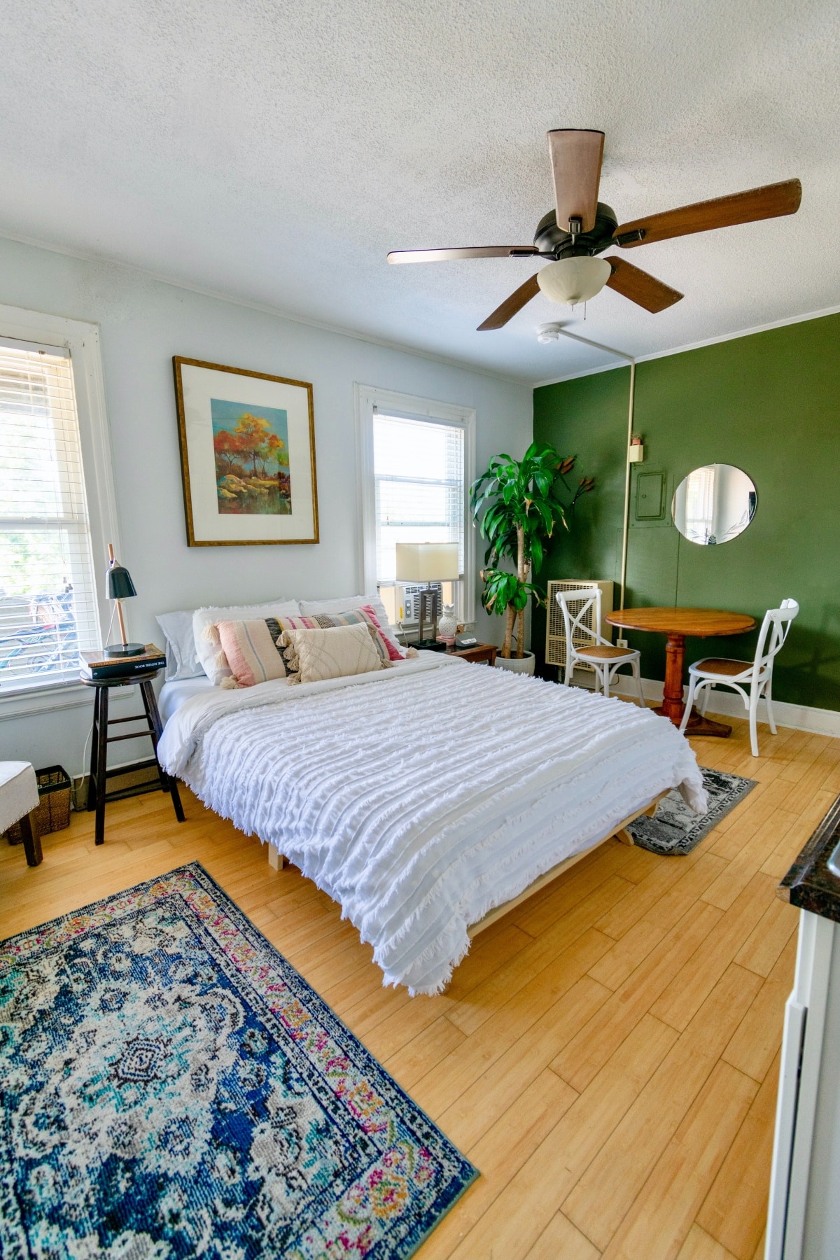Mixed materials for mid century bedroom ideas