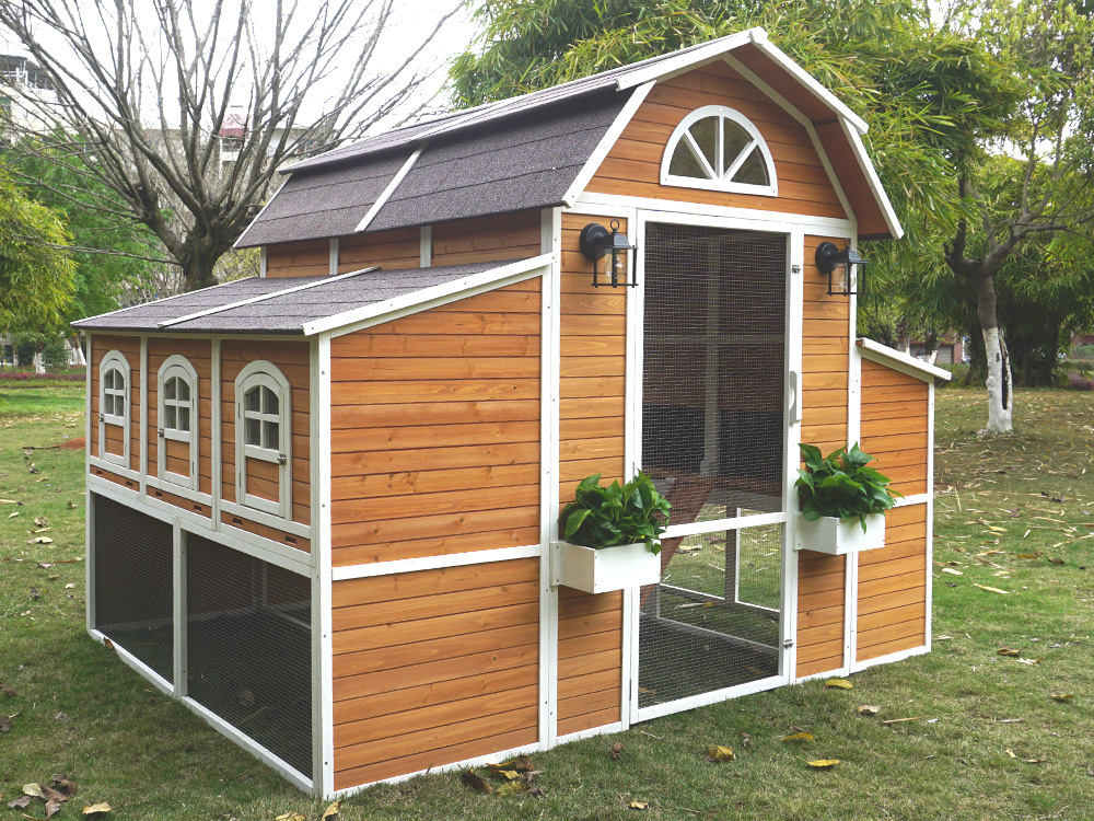 Grand barn walk-in chicken coop