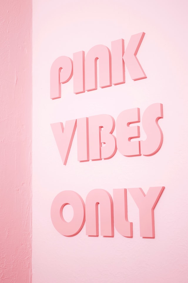 pink vibes for girls bedroom