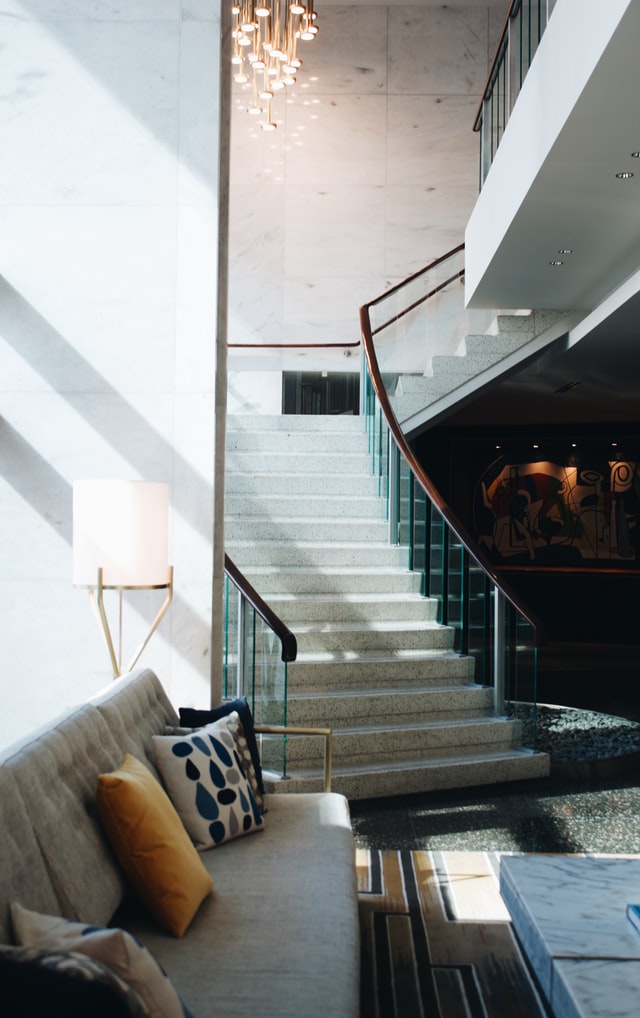 hallway and staircase lighting